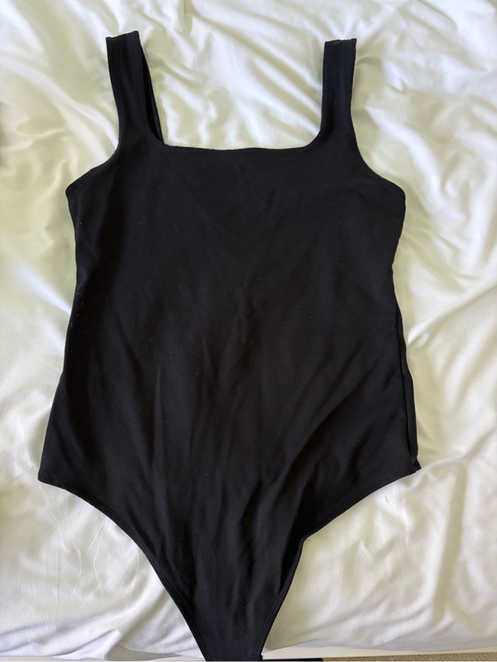 Abercrombie & Fitch Black Scoop Neck Bodysuit